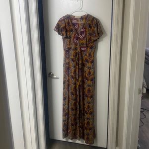Wrap maxi dress